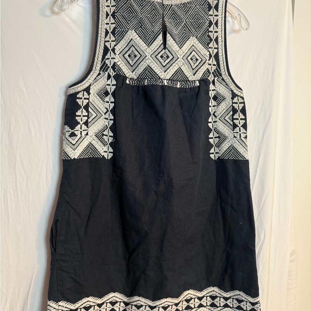 Madewell Dress XS Women’s | Madewell Stitchtake Women’s Sleeveless Dress Navy - Picture 6 of 13
